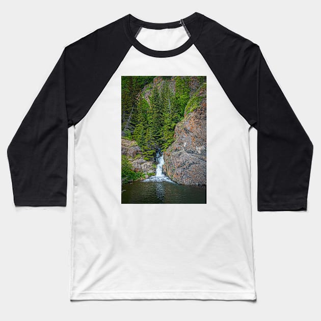 Mc Hugh Creek Waterfalls Baseball T-Shirt by andykazie